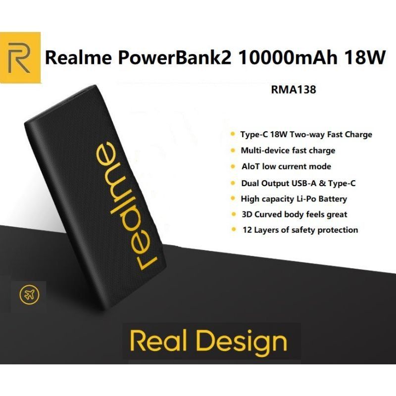 Realme power store bank 10000mah