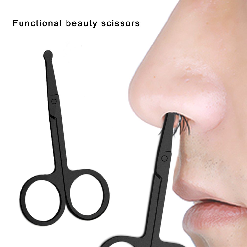 Nose hair clearance scissors