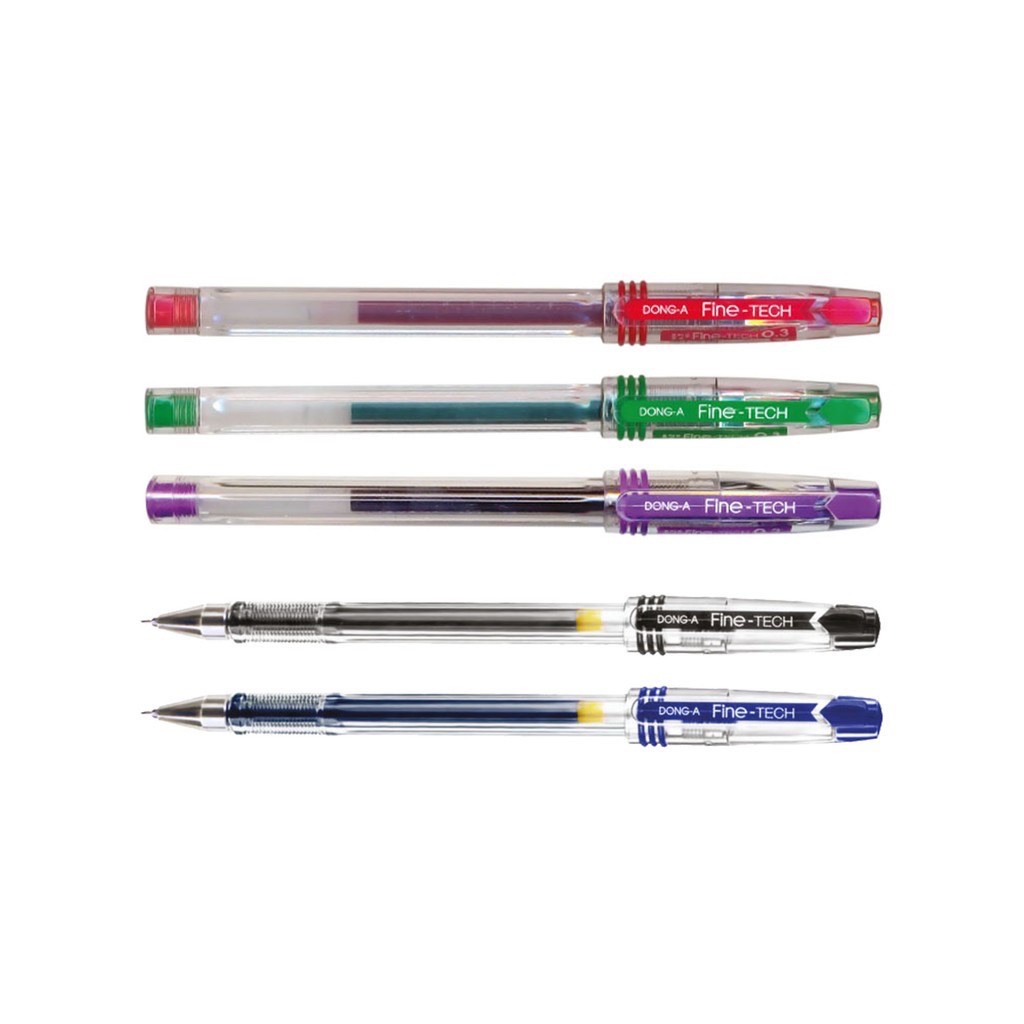 DONG-A FineTech Excellent Writing 0.3mm Gel Ink Pens (10 colors) by Dong A