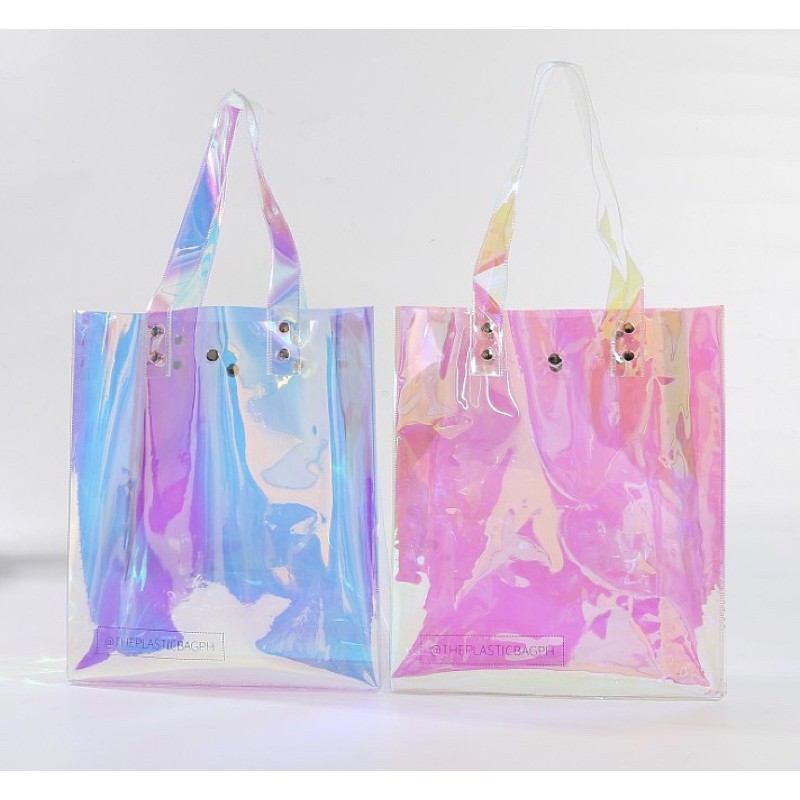 Iridescent on sale pvc bag