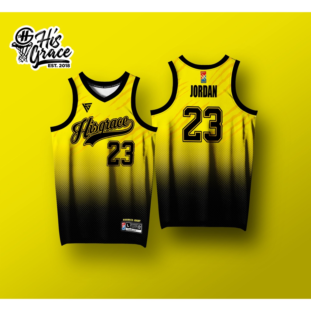 Basketball jersey black and hot sale yellow