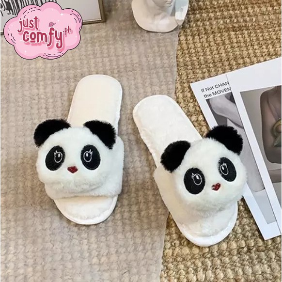 Womens hot sale panda slippers