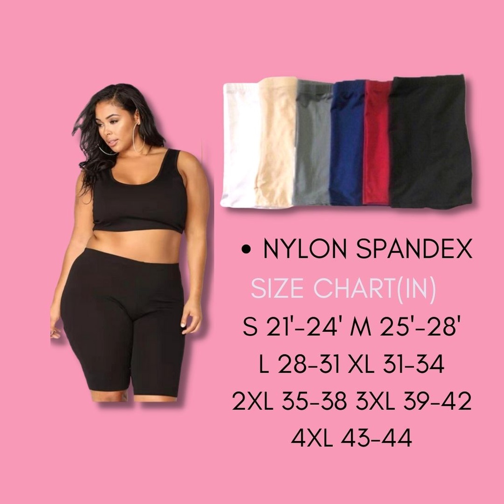 Plus Size Tokong Capri Leggings (Makapal)