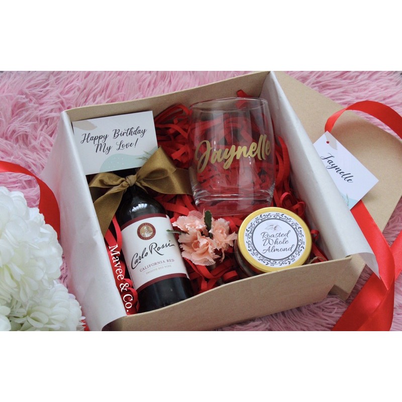 MAVEE Personalized Stemless Wine Gift Set