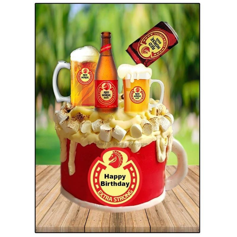 Red horse deals cake