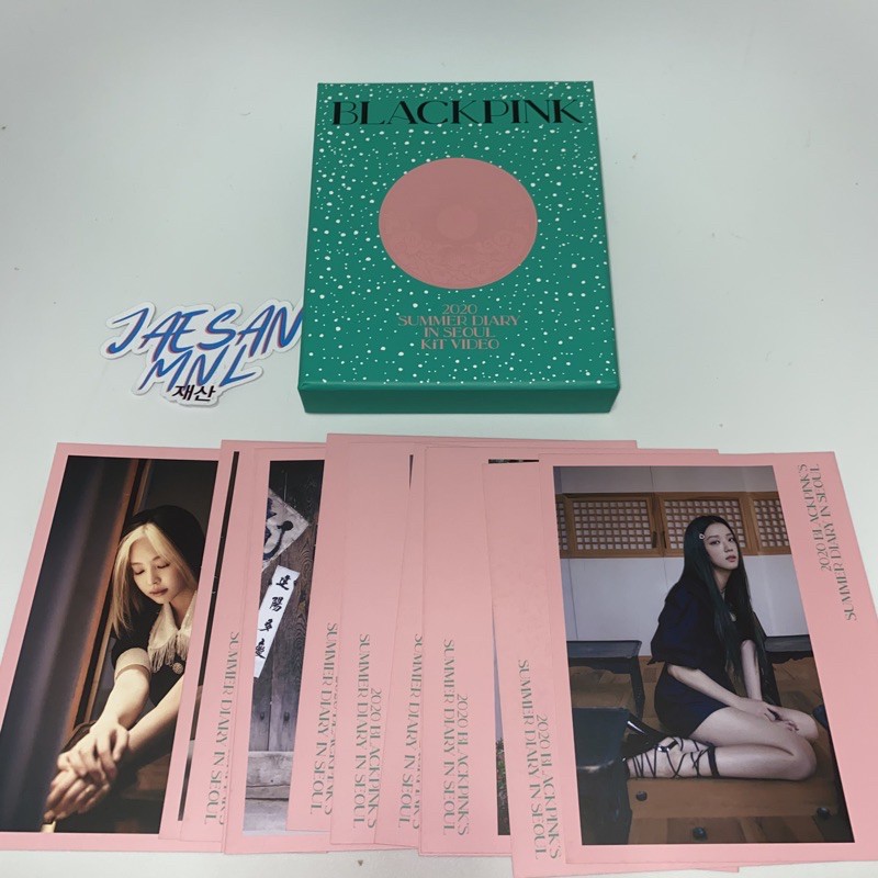 Blackpink Summer Diary In Seoul 2020 Postcard Set Tingi | Shopee