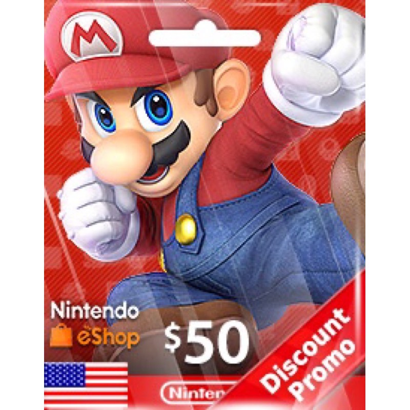 Nintendo eshop shop card promo