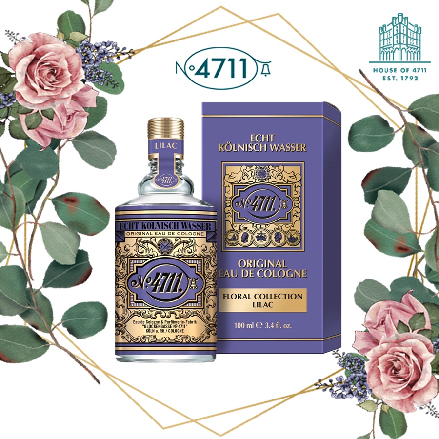 4711 Floral Collection Lilac Eau De Cologne 100ml | Shopee Philippines