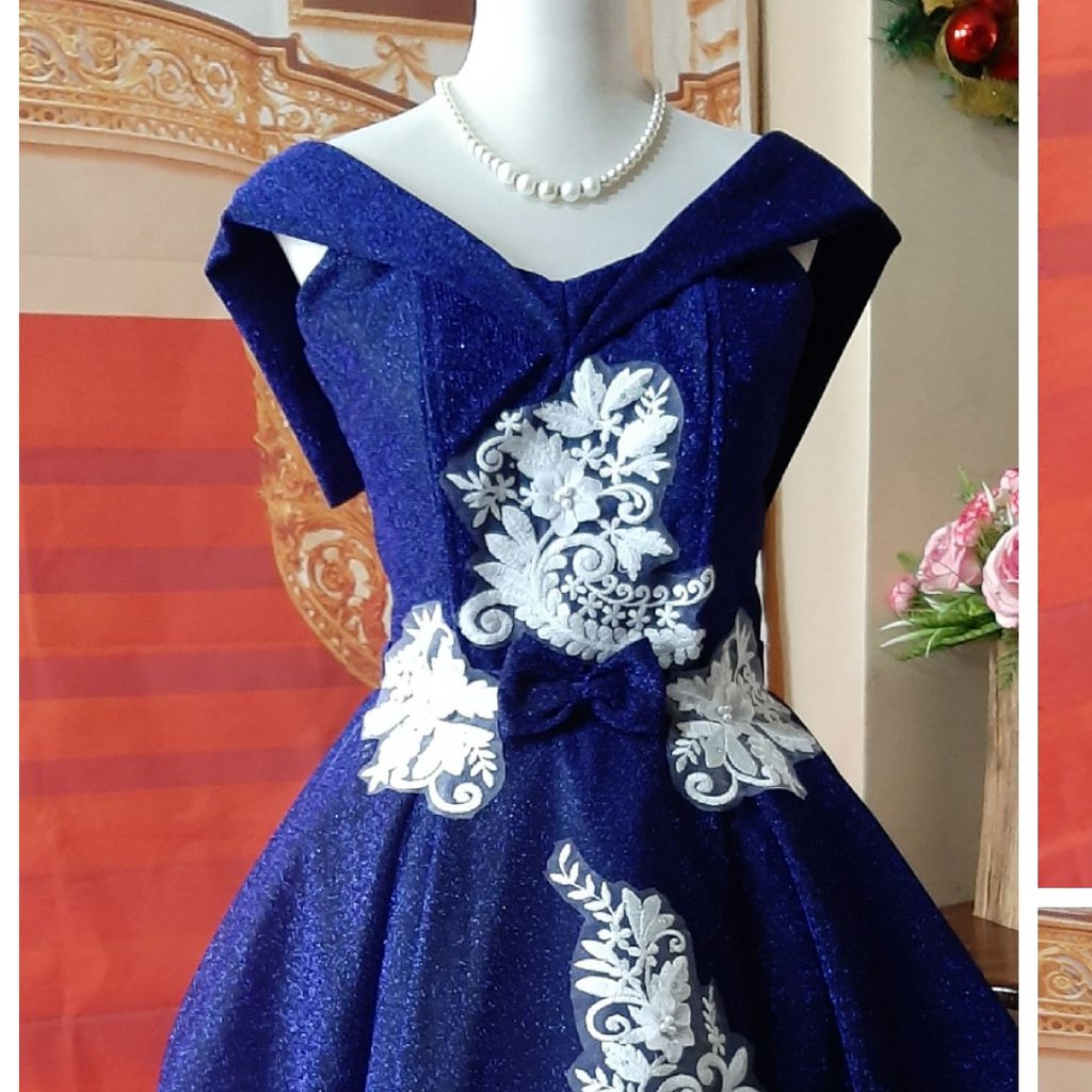 Js prom shop gown blue