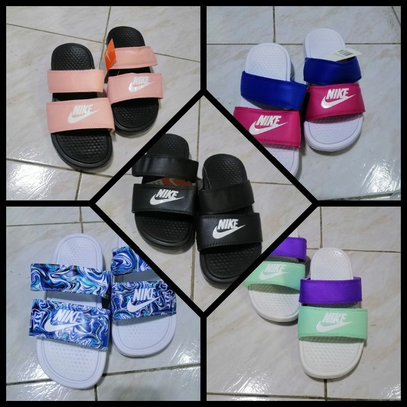 Nike benassi two strap best sale