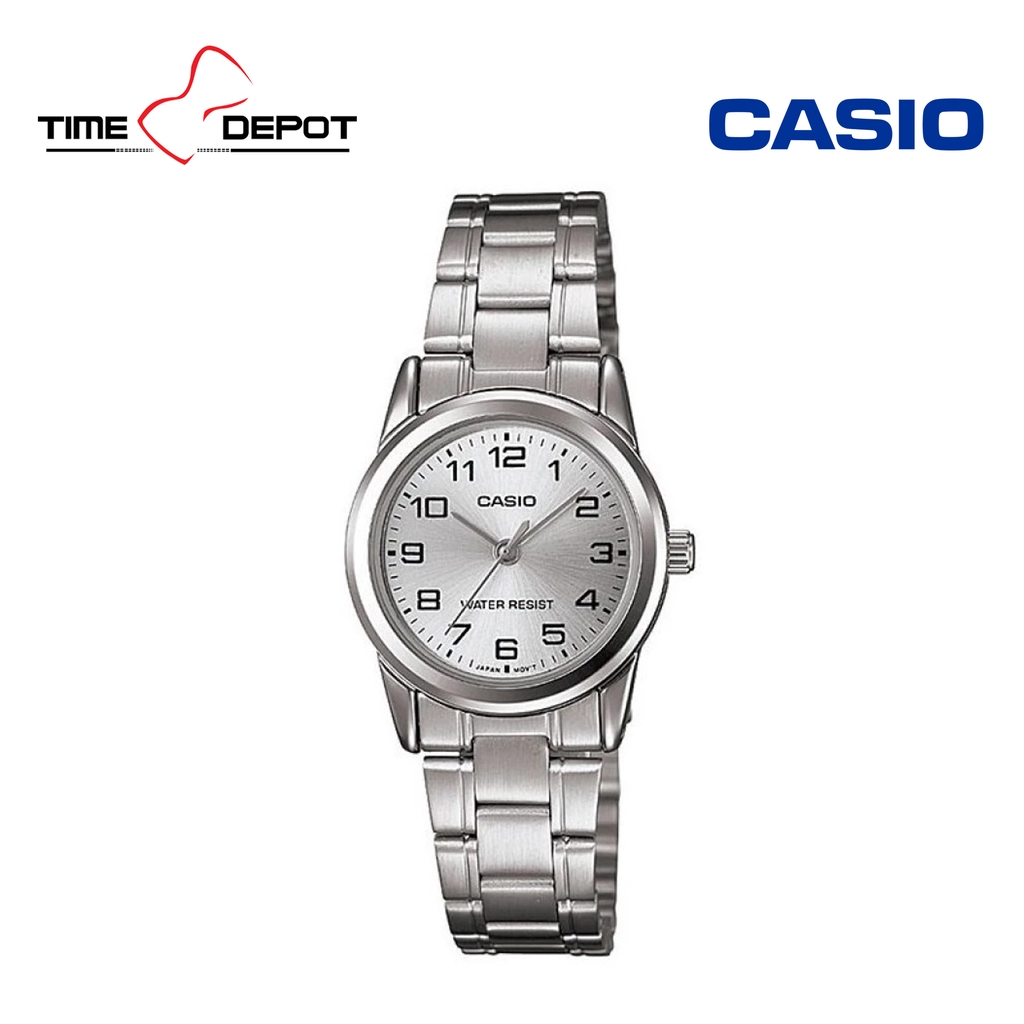 Casio AE-1200WHD-1AVDF Standard Digital Silver Stainless Steel Strap W –  Time Depot