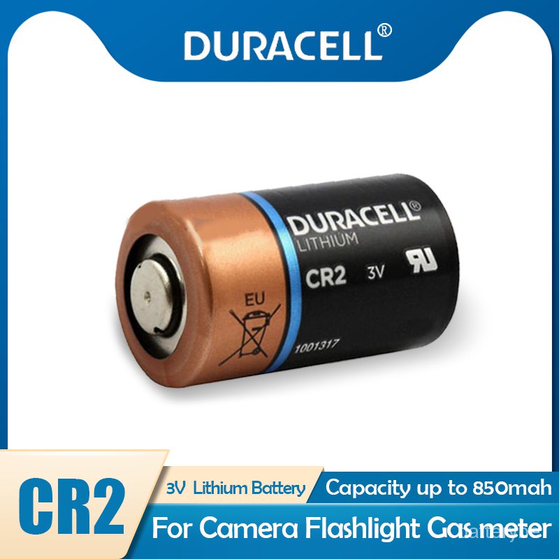 Pila de litio Duracell de 3V 900mAh - CR2