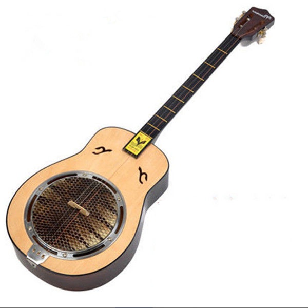 A three deals stringed guitar