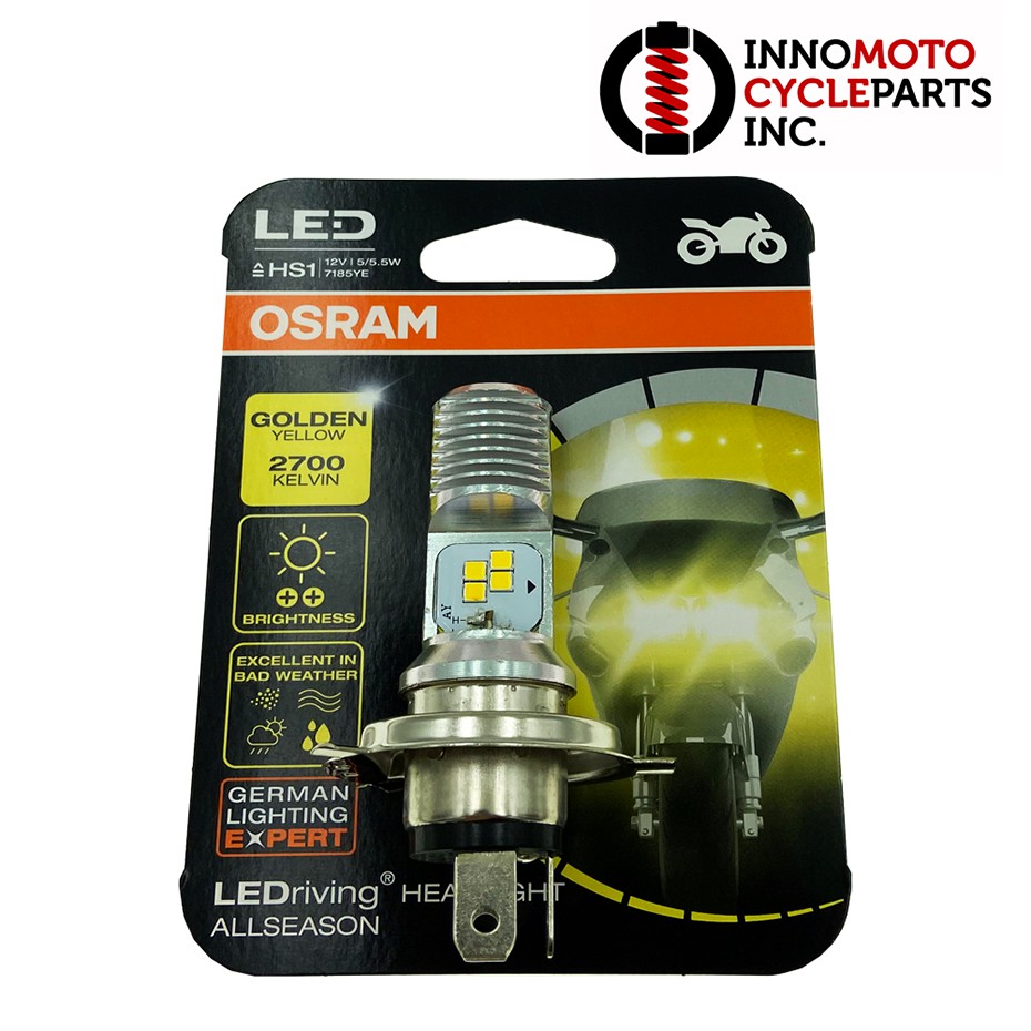 Osram - LED (H4/HS1) - All Season (Golden Yellow) - Headlight Bulb