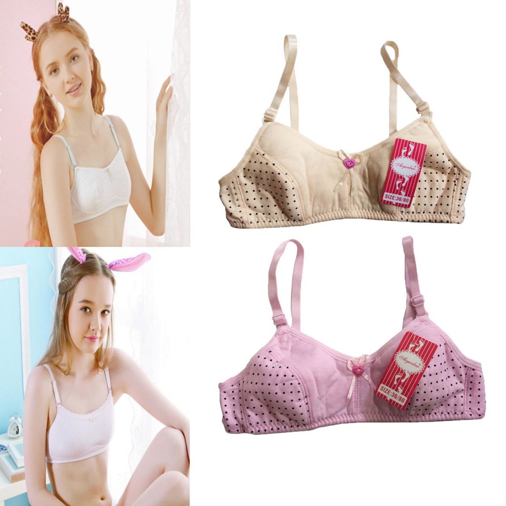 Girl Baby Sando Bra with Changeable Foam Sport Assorted Color Free