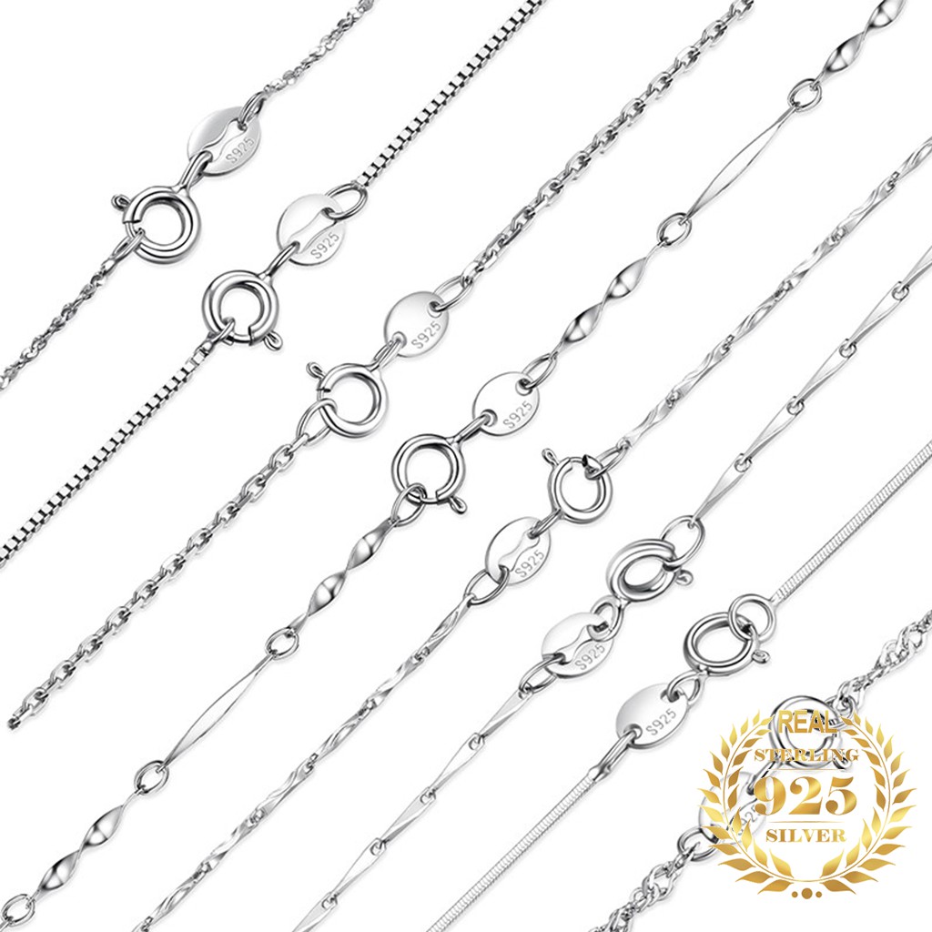 S925 deals silver necklace