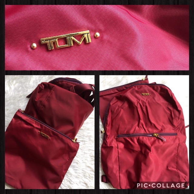 Tumi red backpack hot sale