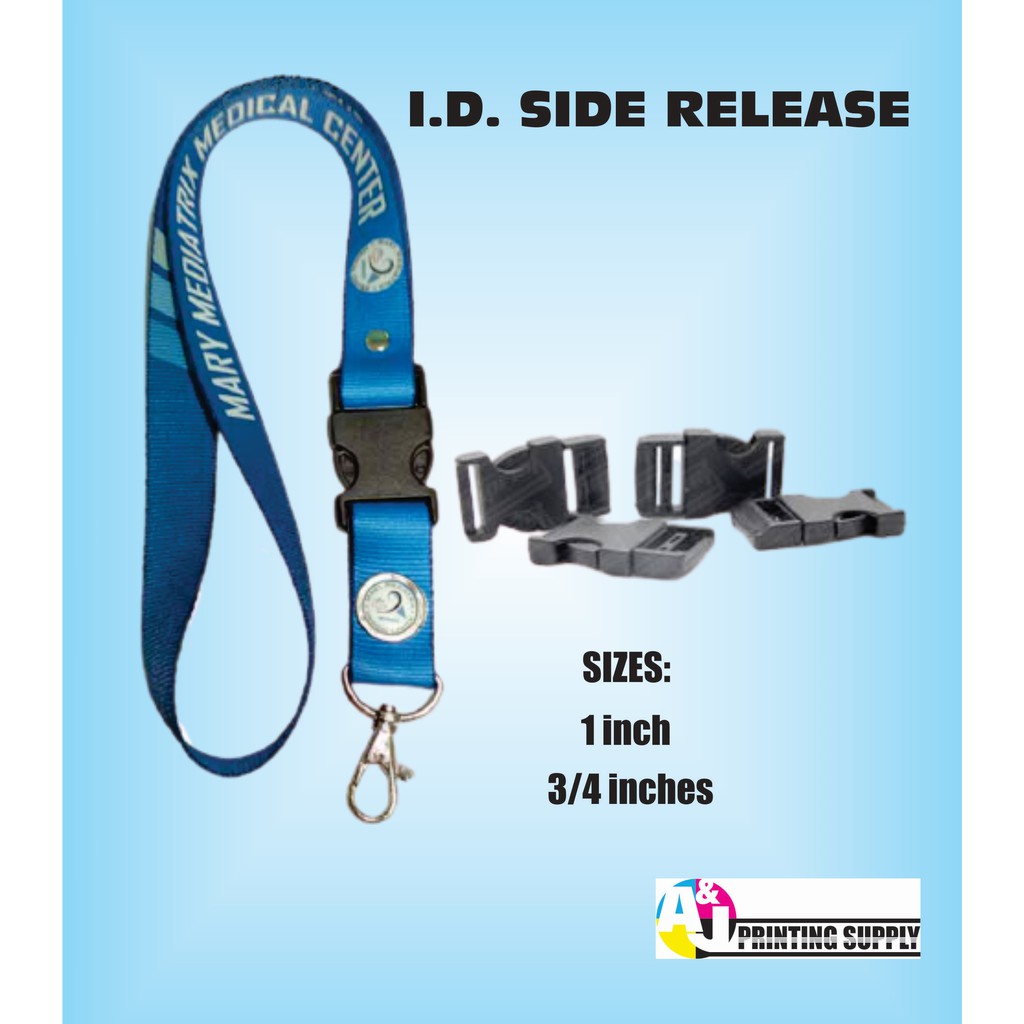 Side release for ID lace