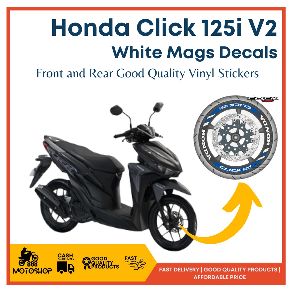 honda click v2 white