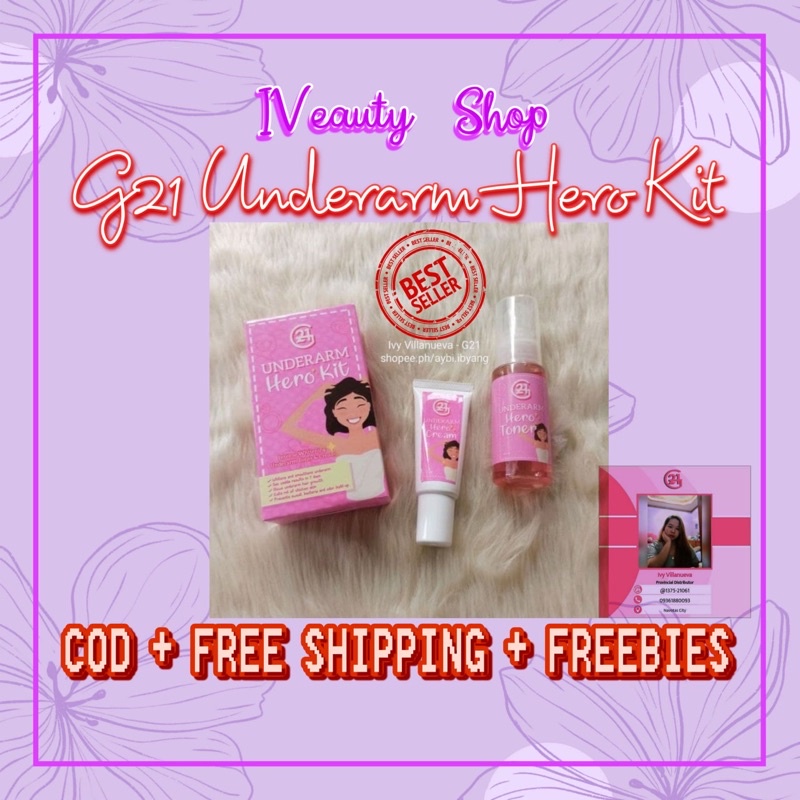 G21 Underarm Hero Kit (Underarm Whitening) | Shopee Philippines