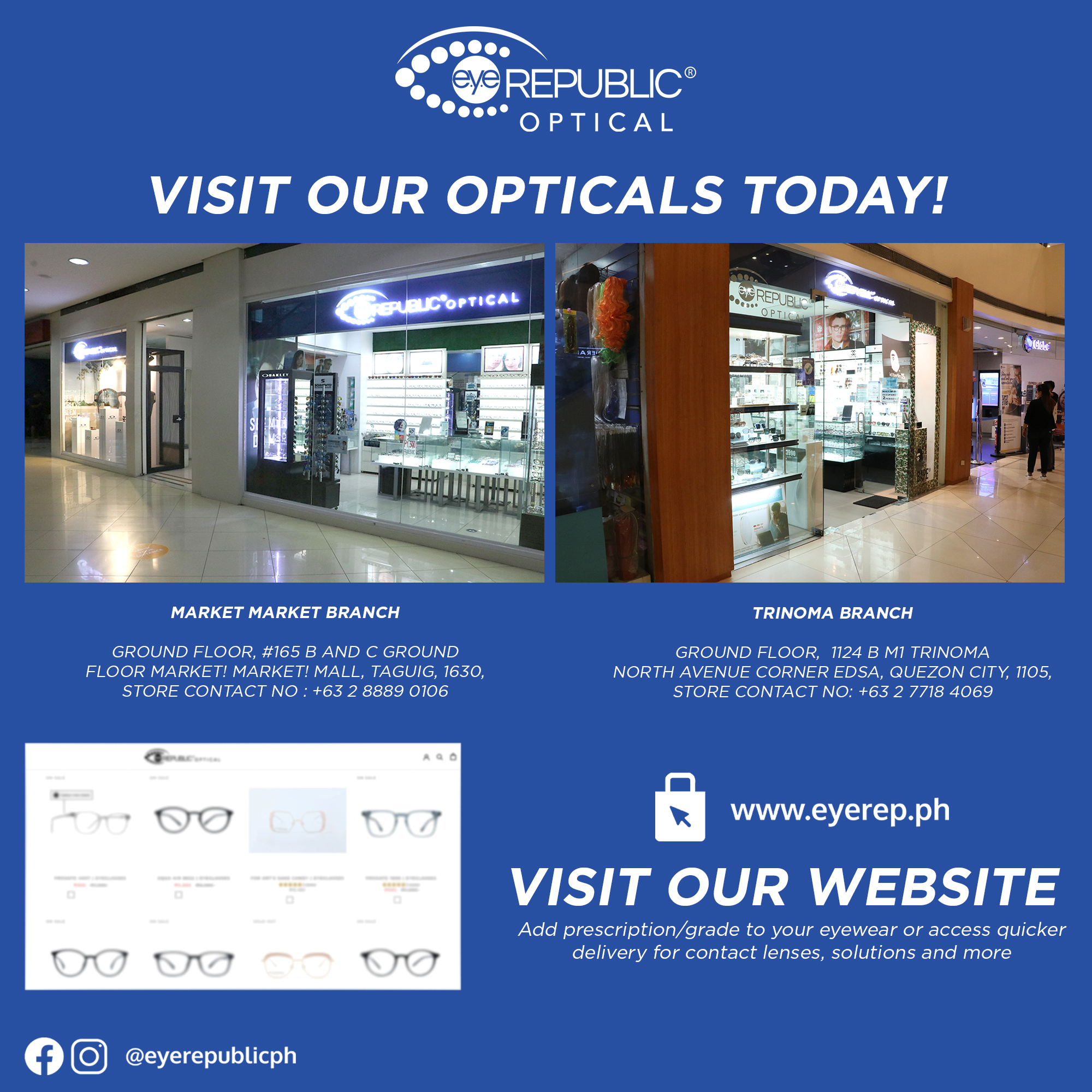 EYE Republic Optical, Online Shop Shopee Philippines