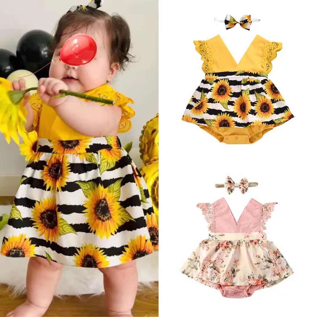 Baby girl sunflower outlet clothes