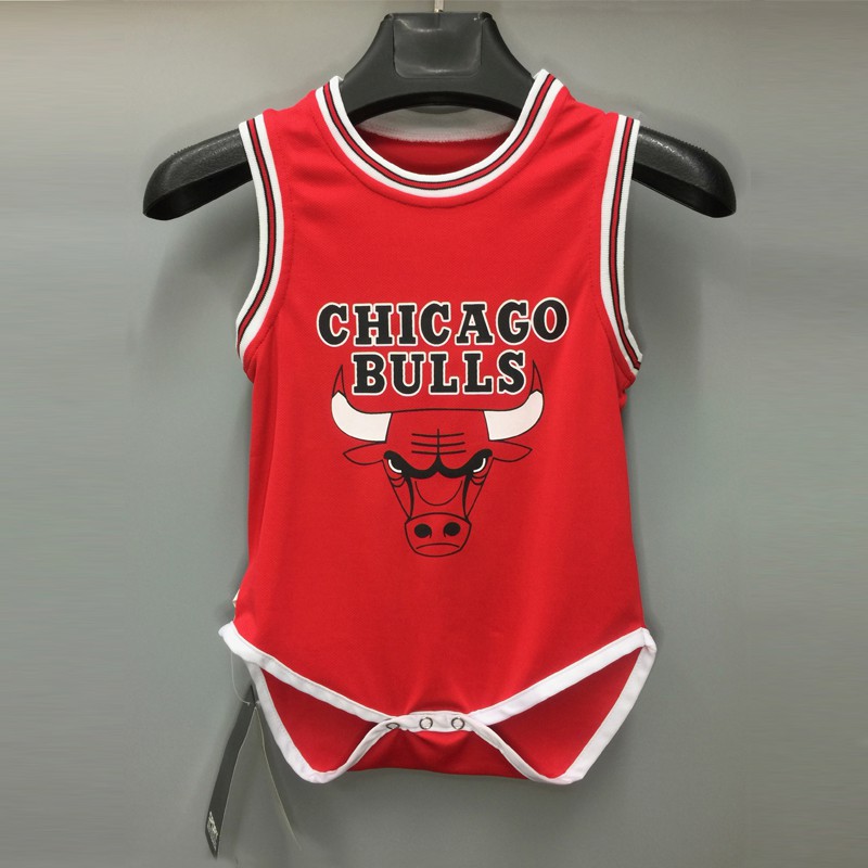 NBA 1819 Chicago Bulls Jersey Basketball Jersey Baby Toddler Boys