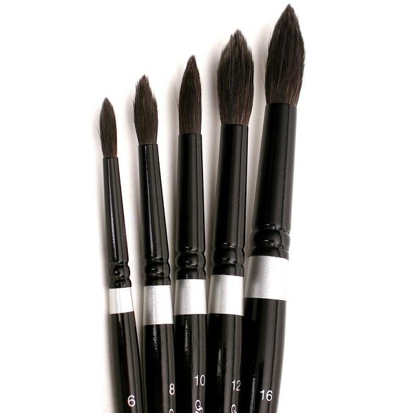 Silver Brush Black Velvet Series Brushes
