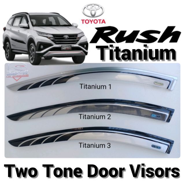 Rain visor deals for toyota rush