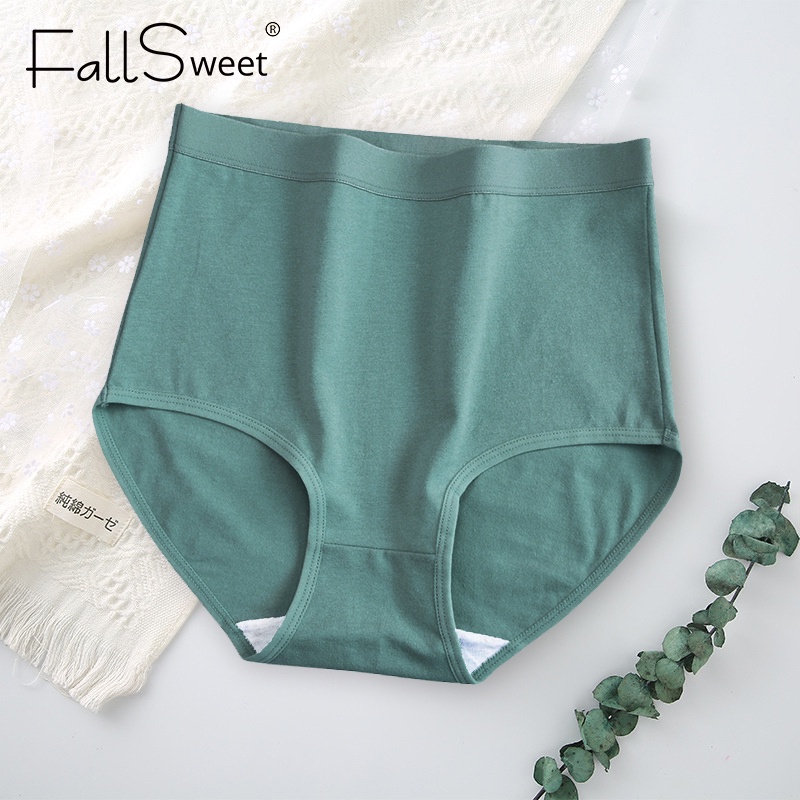 FallSweet 2Pcs/Set! Plus Size Panties For Women Female Underwear M-7XL High  Waist Underpanties Cotton Briefs Lingerie for Ladies - AliExpress