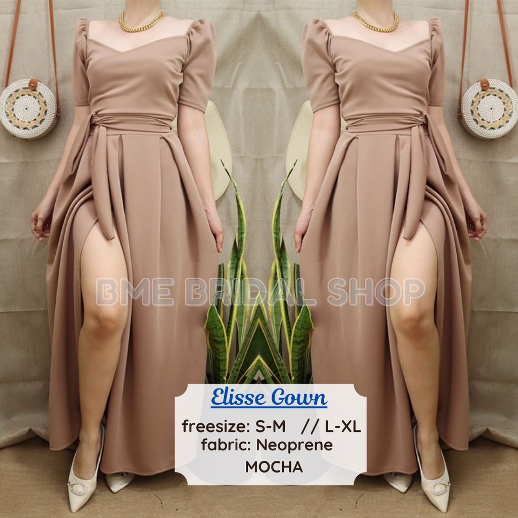 Mocha store color dress