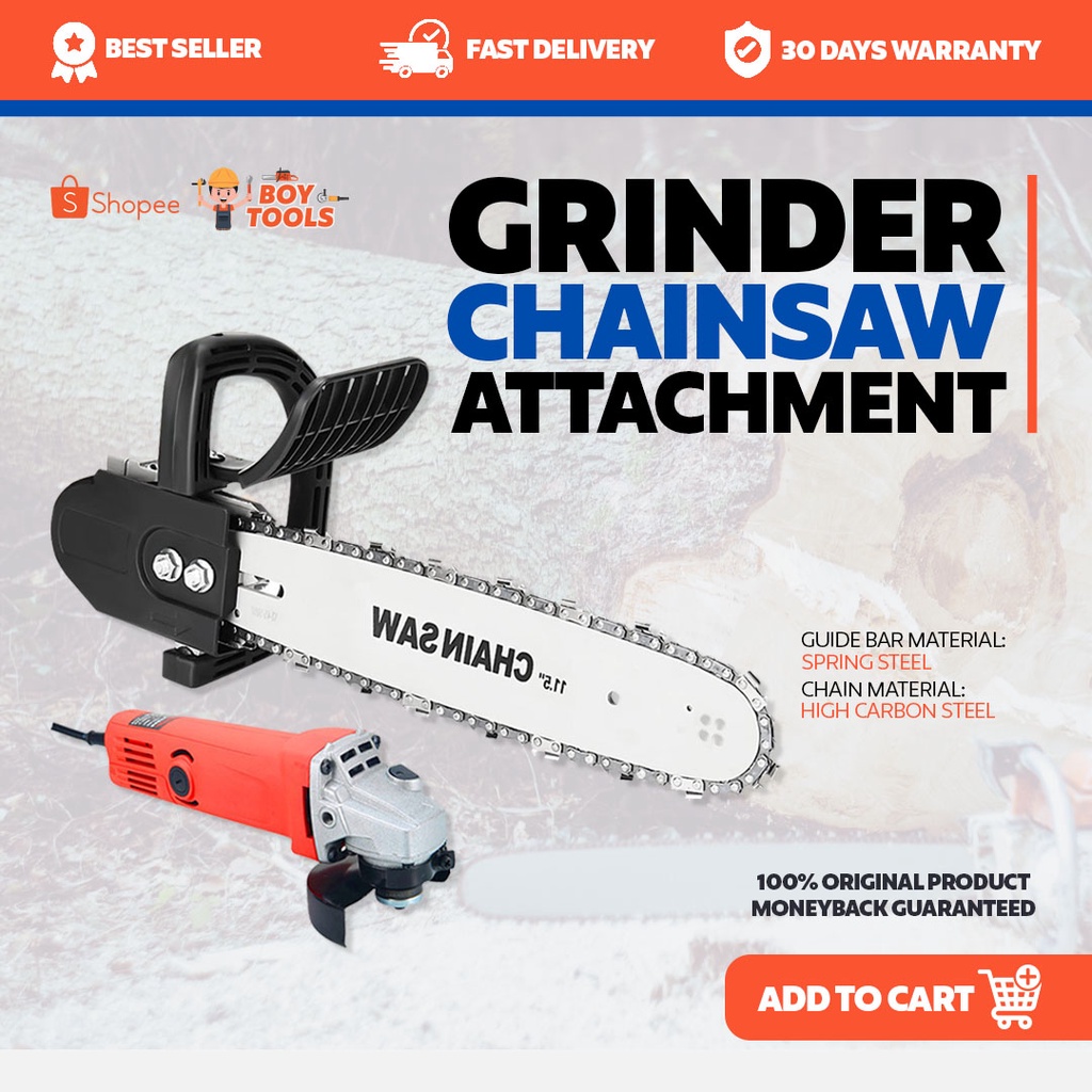 Makita grinder chainsaw online attachment