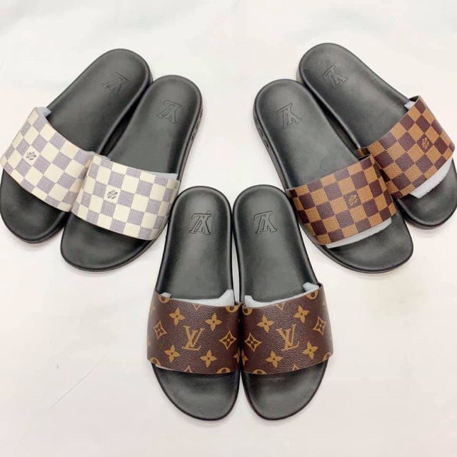 Louis Vuitton sandals brown replica