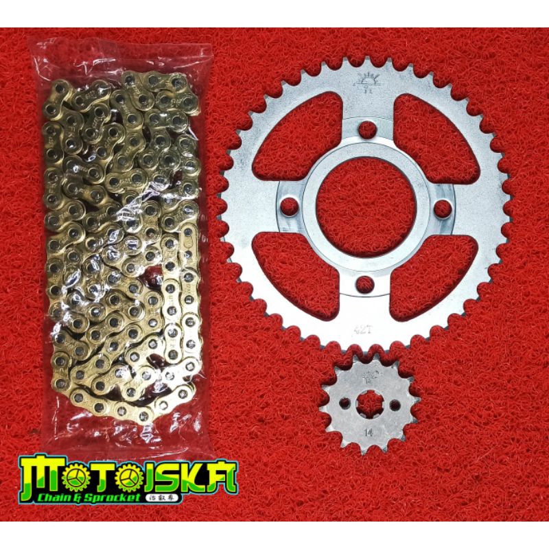 HONDA TMX SUPREMO 150 Chain Sprocket set Shopee Philippines