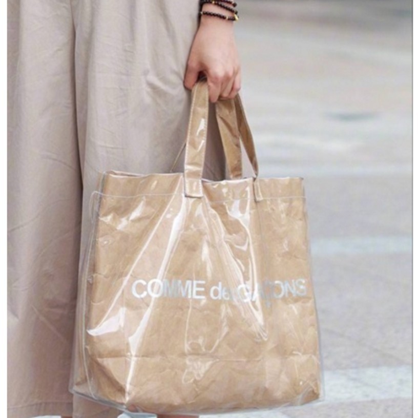 Cdg paper best sale tote bag