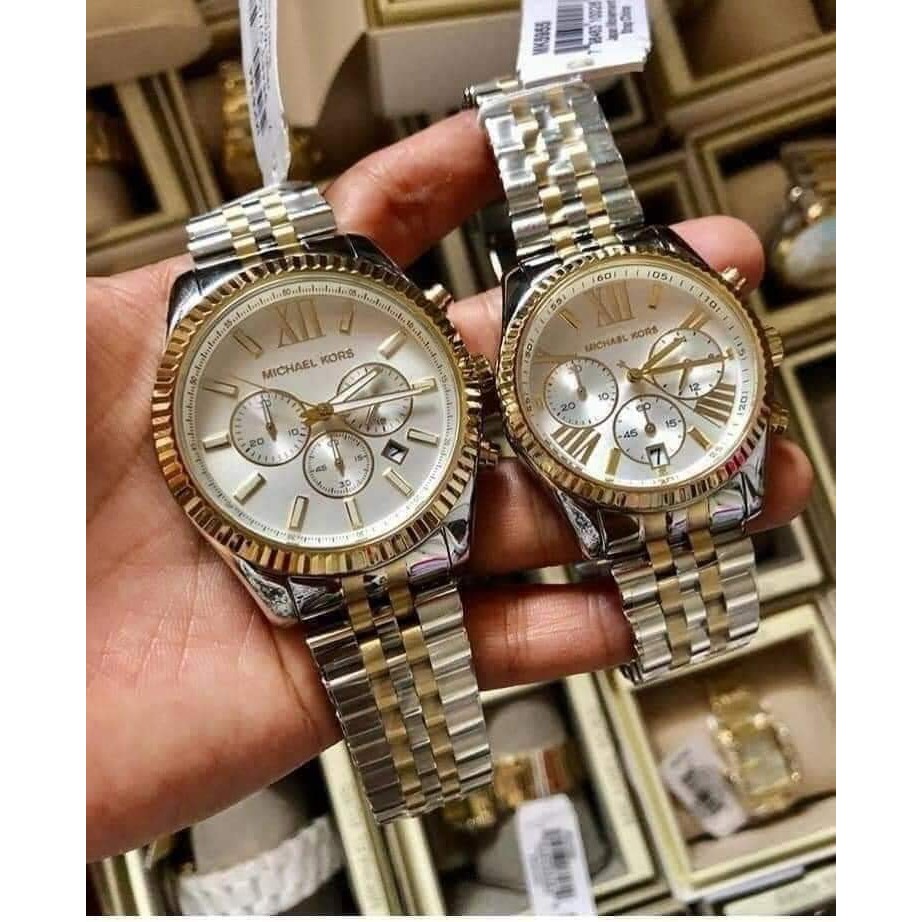 Mk lexington best sale women's watch