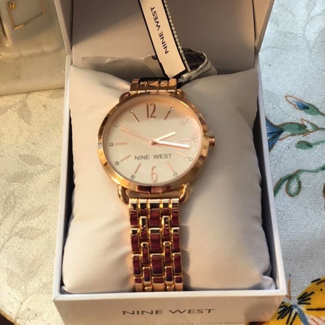 Nine west shop watch gold