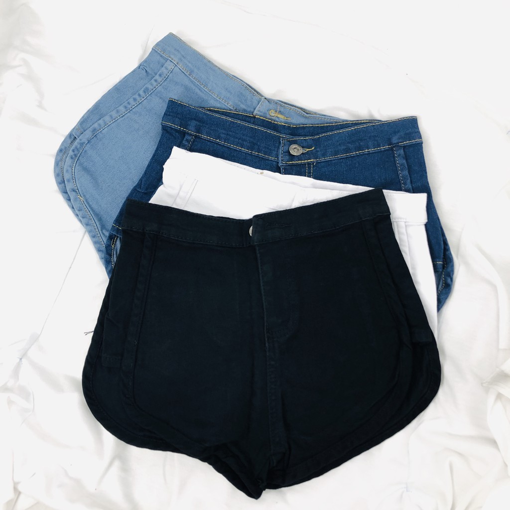 High waisted 2024 shorts shopee