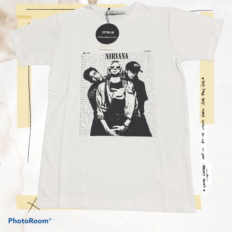 Nirvana t shirt outlet cotton on