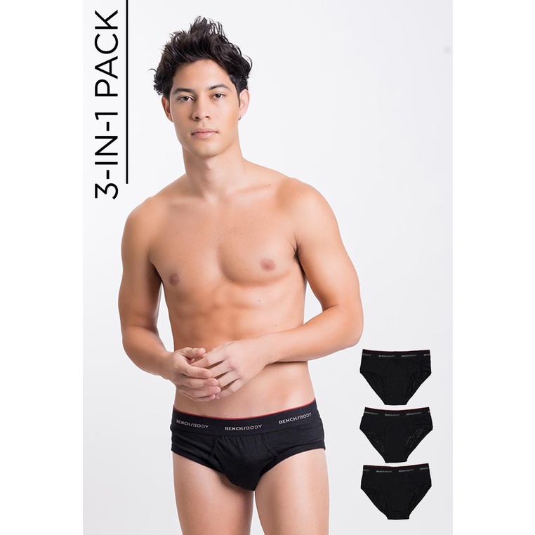 Core Mid Rise Brief Black