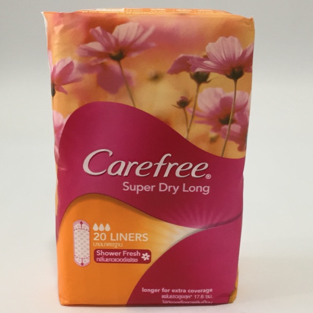 Carefree Super Dry Long Panty Liners 20