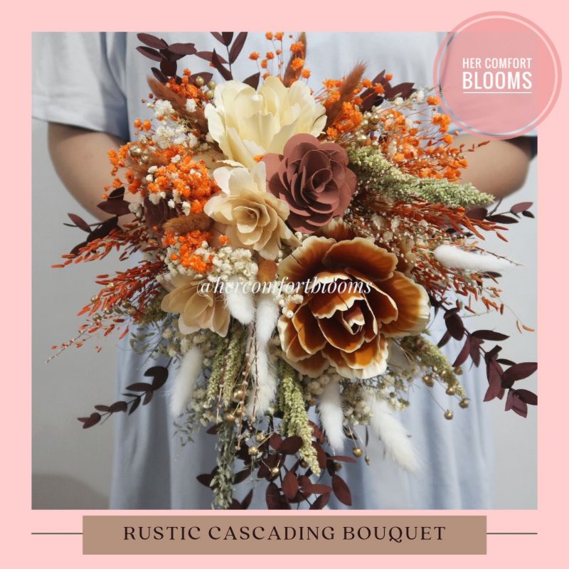 Dried flower bouquet on sale for wedding