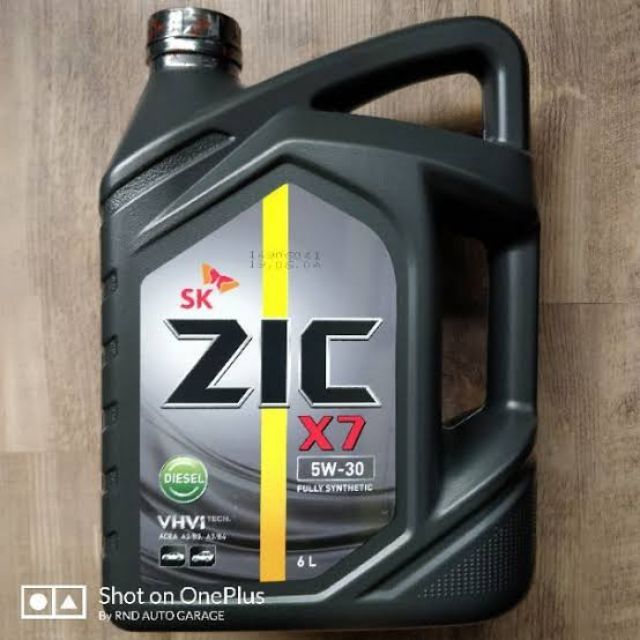 Aceite Zic 5w30 6 Litros / Gasolina Y Diesel