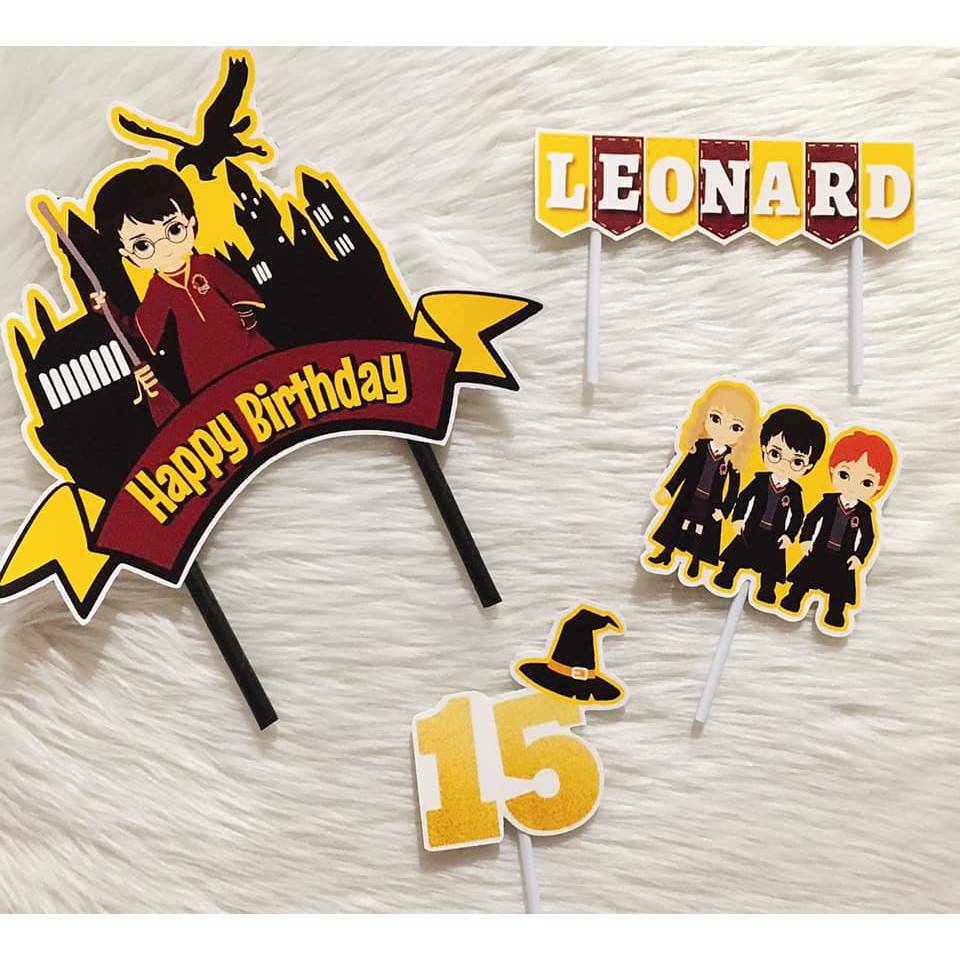 Harry Potter Acrylic Cake Topper