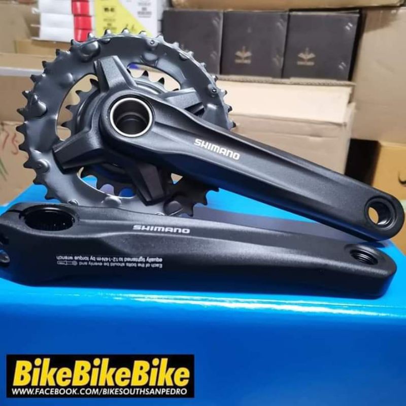 Shimano mt210 2x crankset hot sale