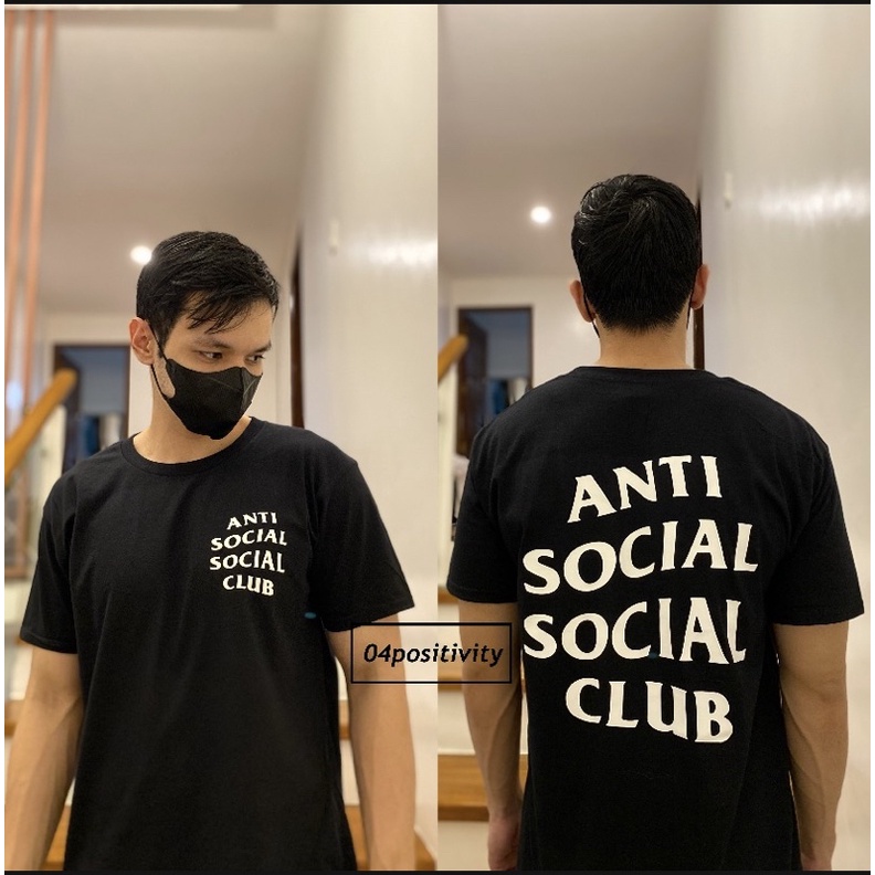 Anti social social club shirt. unisex Shopee Philippines