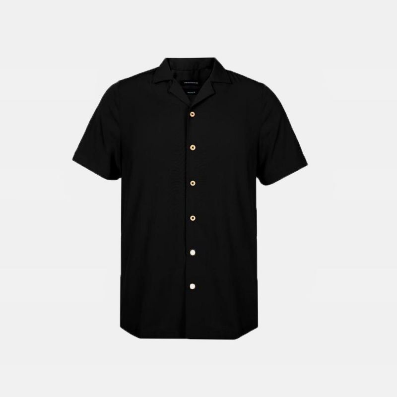 Polo shirt with clearance buttons