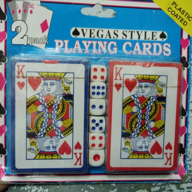 Games, Playing Cards Vegas Style Plastic Coated