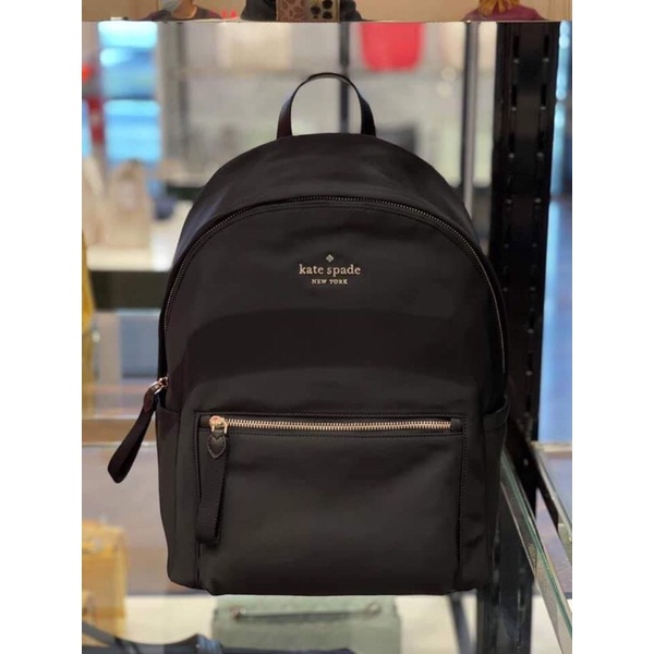 Kate spade black backpack nylon hotsell