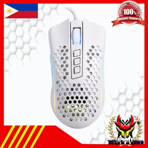 Redragon Storm Elite M988 WHITE RGB Gaming Mouse